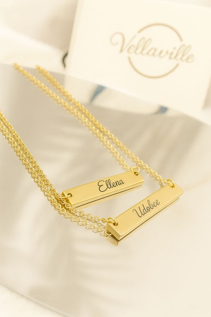 The Glimmer Bar Necklace - Image 2