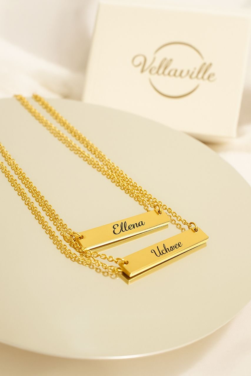 The Glimmer Bar Necklace